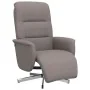 Sillón reclinable con reposapiés tela gris taupe de , Sillones - Ref: Foro24-356566, Precio: 206,08 €, Descuento: %