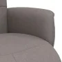 Sillón reclinable con reposapiés tela gris taupe de , Sillones - Ref: Foro24-356566, Precio: 206,08 €, Descuento: %