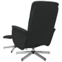 Sillón reclinable con reposapiés tela negro de , Sillones - Ref: Foro24-356572, Precio: 159,09 €, Descuento: %