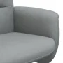 Sillón reclinable con reposapiés tela gris claro de , Sillones - Ref: Foro24-356570, Precio: 175,61 €, Descuento: %