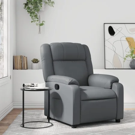 Sillón reclinable de cuero sintético gris von , Sessel - Ref: Foro24-373525, Preis: 248,53 €, Rabatt: %