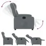 Sillón reclinable de cuero sintético gris von , Sessel - Ref: Foro24-373525, Preis: 248,53 €, Rabatt: %