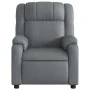 Sillón reclinable de cuero sintético gris von , Sessel - Ref: Foro24-373525, Preis: 248,53 €, Rabatt: %