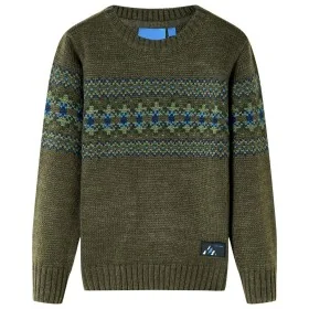 Jersey de punto infantil caqui 140 de , Camisetas para niños - Ref: Foro24-14488, Precio: 17,07 €, Descuento: %