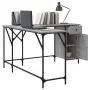 Escritorio madera de ingeniería gris Sonoma 141x141x75 cm de , Escritorios - Ref: Foro24-837600, Precio: 96,57 €, Descuento: %