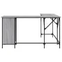 Escritorio madera de ingeniería gris Sonoma 141x141x75 cm de , Escritorios - Ref: Foro24-837600, Precio: 96,57 €, Descuento: %