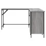 Escritorio madera de ingeniería gris Sonoma 141x141x75 cm de , Escritorios - Ref: Foro24-837600, Precio: 96,57 €, Descuento: %