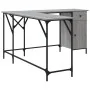 Escritorio madera de ingeniería gris Sonoma 141x141x75 cm de , Escritorios - Ref: Foro24-837600, Precio: 96,57 €, Descuento: %