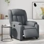 Sillón reclinable eléctrico de cuero sintético gris de , Sillones - Ref: Foro24-3205253, Precio: 258,67 €, Descuento: %