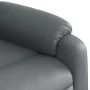 Sillón reclinable eléctrico de cuero sintético gris de , Sillones - Ref: Foro24-3205253, Precio: 258,67 €, Descuento: %