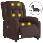 Sillón reclinable de masaje eléctrico tela marrón oscuro von , Sessel - Ref: Foro24-3205309, Preis: 285,44 €, Rabatt: %