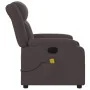 Sillón reclinable de masaje eléctrico tela marrón oscuro von , Sessel - Ref: Foro24-3205309, Preis: 285,44 €, Rabatt: %