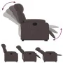 Sillón reclinable elevable tela marrón oscuro de , Sillones - Ref: Foro24-3205321, Precio: 309,43 €, Descuento: %