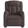 Sillón reclinable elevable tela marrón oscuro de , Sillones - Ref: Foro24-3205321, Precio: 309,43 €, Descuento: %