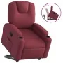 Sillón reclinable elevable tela rojo tinto de , Sillones - Ref: Foro24-3204371, Precio: 302,40 €, Descuento: %