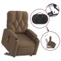 Sillón de masaje eléctrico reclinable elevable tela marrón de , Sillones - Ref: Foro24-3204750, Precio: 375,49 €, Descuento: %