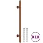 Tiradores para armarios 10 uds acero inoxidable bronce 160 mm by , Cabinet knobs and handles - Ref: Foro24-155431, Price: 38,...