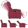 Sillón eléctrico reclinable elevable de terciopelo rojo tinto de , Sillones - Ref: Foro24-3204327, Precio: 348,04 €, Descuent...