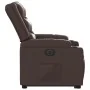 Sillón reclinable elevable eléctrico de cuero sintético marrón de , Sillones - Ref: Foro24-3206561, Precio: 389,93 €, Descuen...