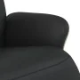 Sillón reclinable con reposapiés cuero sintético negro de , Sillones - Ref: Foro24-356629, Precio: 249,93 €, Descuento: %