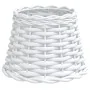 Pantalla para lámpara mimbre blanco Ø20x15 cm de , Pantallas para lámparas - Ref: Foro24-364381, Precio: 16,12 €, Descuento: %