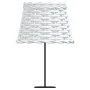 Pantalla para lámpara mimbre blanco Ø20x15 cm de , Pantallas para lámparas - Ref: Foro24-364381, Precio: 16,12 €, Descuento: %