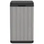 Cubo de basura de exterior PP gris 38x38x65 cm de , Cubos de la basura y papeleras - Ref: Foro24-364225, Precio: 119,68 €, De...