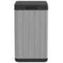 Cubo de basura de exterior PP gris 38x38x65 cm de , Cubos de la basura y papeleras - Ref: Foro24-364225, Precio: 119,68 €, De...