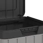 Cubo de basura de exterior PP gris 38x38x65 cm de , Cubos de la basura y papeleras - Ref: Foro24-364225, Precio: 119,68 €, De...
