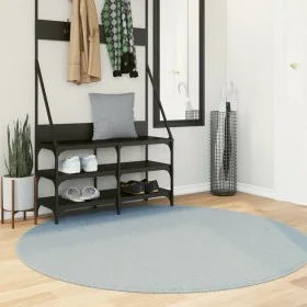 Alfombra de pelo corto suave lavable HUARTE azul Ø 160 cm de , Alfombras - Ref: Foro24-375144, Precio: 57,10 €, Descuento: %