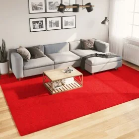 Alfombra de pelo corto suave lavable HUARTE rojo 240x340 cm de , Alfombras - Ref: Foro24-375178, Precio: 166,15 €, Descuento: %