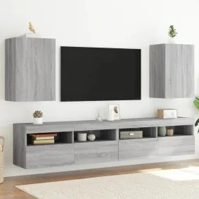 Muebles de TV de pared 2 uds madera gris Sonoma 40,5x30x60 cm von , TV-Möbel - Ref: Foro24-836921, Preis: 74,39 €, Rabatt: %
