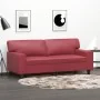 Sofá de 2 plazas de cuero sintético rojo vino 140 cm von , Sofas - Ref: Foro24-359420, Preis: 280,32 €, Rabatt: %