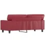 Sofá de 2 plazas de cuero sintético rojo vino 140 cm von , Sofas - Ref: Foro24-359420, Preis: 280,32 €, Rabatt: %