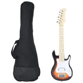 Guitarra eléctrica para niños con funda marrón y blanco 3/4 30" de , Guitarras - Ref: Foro24-70195, Precio: 118,73 €, Descuen...