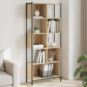Estantería madera de ingeniería roble Sonoma 72x28x172 cm de , Librerías y estanterías - Ref: Foro24-3213653, Precio: 96,27 €...