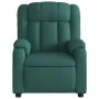 Sillón reclinable eléctrico tela verde oscuro de , Sillones - Ref: Foro24-3205298, Precio: 282,93 €, Descuento: %