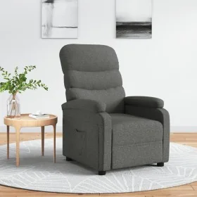 Sillón reclinable de tela gris oscuro de , Sillones - Ref: Foro24-344891, Precio: 189,93 €, Descuento: %