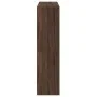 Estantería con puertas madera marrón roble 136x37x142 cm by , Sideboards - Ref: Foro24-3206523, Price: 247,67 €, Discount: %