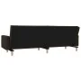 Sofá cama de 2 plazas con dos almohadas tela marrón oscuro de , Sofás - Ref: Foro24-375745, Precio: 286,96 €, Descuento: %