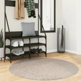 Alfombra peluda de pelo largo moderna PAMPLONA beige Ø 120 cm von , Teppiche - Ref: Foro24-375223, Preis: 32,09 €, Rabatt: %