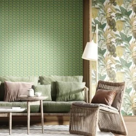 Noordwand Papel de pared Topchic Big Leaves verde y beige de , Papel pintado - Ref: Foro24-440454, Precio: 45,06 €, Descuento: %