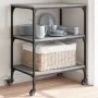 Carrito de cocina madera de ingeniería gris Sonoma 60x41x76 cm by , Kitchen and dining carts - Ref: Foro24-842304, Price: 63,...