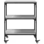 Carrito de cocina madera de ingeniería gris Sonoma 60x41x76 cm by , Kitchen and dining carts - Ref: Foro24-842304, Price: 63,...