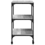 Carrito de cocina madera de ingeniería gris Sonoma 60x41x76 cm by , Kitchen and dining carts - Ref: Foro24-842304, Price: 63,...