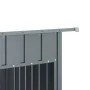 Caseta perros con tejado acero galvanizado gris 153x91x110 cm de , Casetas para perros - Ref: Foro24-172572, Precio: 162,31 €...