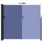Toldo lateral retráctil azul 180x500 cm de , Sombrillas - Ref: Foro24-4004446, Precio: 122,67 €, Descuento: %