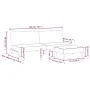 Sofá cama de 2 plazas con taburete terciopelo verde oscuro de , Sofás - Ref: Foro24-3216233, Precio: 294,57 €, Descuento: %