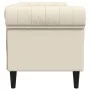 Sofá Chesterfield de 3 plazas lino de , Sofás - Ref: Foro24-372563, Precio: 340,48 €, Descuento: %