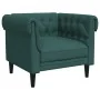 Sillón Chesterfield de tela verde oscuro by , Sofas - Ref: Foro24-372542, Price: 198,63 €, Discount: %